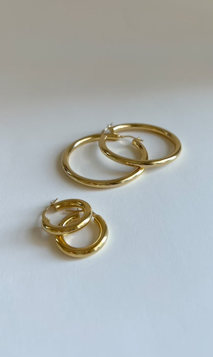 Small Gold Hoop Earrings